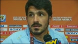 24/06/2010 - Intervista a Gattuso sul triste epilogo