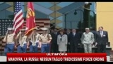 Prima apparizione pubblica del generale David Petraeus a Kabul