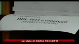 08/07/2010 - Intercettazioni, slitta a martedì termine per emendamenti