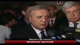 Sacconi interviene sulla questione Telecom