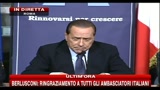 Berlusconi: il governo è saldo