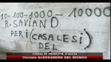 Casal di Principe, scritte pro-Saviano e contro clan Casalesi
