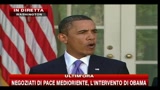 Medioriente, Obama, l'America non pu?? imporre una soluzione