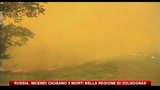 Russia, incendi causano 5 morti nella regione di Volgograd