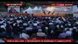 Bersani a Festa API, crisi PDL: questa legislatura non andrà a scadenza naturale