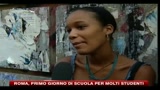 Roma, primo giorno di scuola per molti studenti