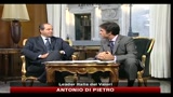07/09/2010 - Dimissioni Fini, Di Pietro: Berlusconi salga al colle per dimettersi