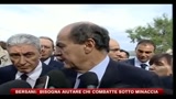 Bersani, bisogna aiutare chi combatte sotto minaccia