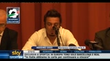 10/09/2010 - Sciopero calciatori, Oddo legge il comunicato
