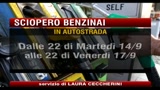 13/09/2010 - Sciopero, distributori di benzina fermi da domani