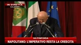 3-Napolitano: sul federalismo non giocare con le parole