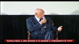 Napolitano: il mio sforzo è di essere il presidente di tutti