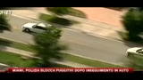 Miami, polizia blocca fuggitivi dopo inseguimento in auto