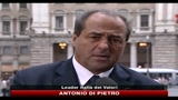 Di Pietro: bisogna sfiduciare questo governo