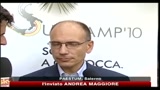 Pd, Letta: Vera alleanza per far cadere Berlusconi