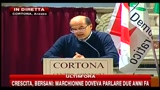 3- Bersani, convegno Cortona: l'Itlia deve sognare, ma niente favole