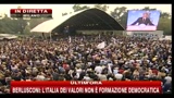 11 - Berlusconi, festa PDL: nostra responsabilità è governare
