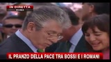 Pranzo della pace, Bossi e Polverini