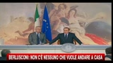 Berlusconi, non c'è nessuno che vuole andare a casa