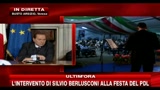L'intervento di Berlusconi alla festa PDL di Busto Arsizio