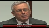 Crisi, Tremonti: tornati i bankers, speculazione a piede libero