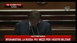 7- La russa riferisce su attentato In Afghanistan per servire la nostra patria anche lontano dai confini