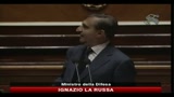 La Russa: Consenso camere più importante delle bombe