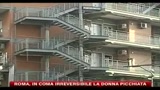 Roma, in coma irreversibile la donna picchiata