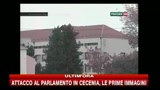 Attacco al Parlamento in Cecenia, le prime immagini