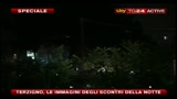Terzigno, le immagini degli scontri della notte