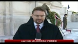 4 novembre, Napolitano e Berlusconi ad altare della patria