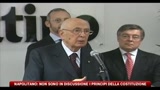 Napolitano: non sono in discussione i principi della Costituzione