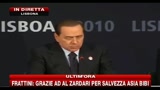 20/11/2010 - Vertice Nato, Berlusconi e La Russa rispondono alle domande dei giornalisti