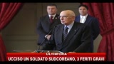 Napolitano: il terremoto nell'Irpinia fu un 11 settembre per il Sud Italia
