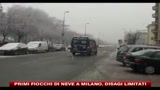 26/11/2010 - Primi fiocchi di neve a Milano, disagi limitati