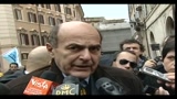 Bersani: instabilità pericolosa per l'attuale situazione politica
