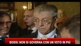Bossi: se non si può governare, l'alternativa è il voto