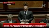 Il discorso di Silvio Berlusconi al Senato