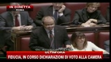 L'intervento Di Pietro alla Camera: Berlusconi è arrivato al capolinea