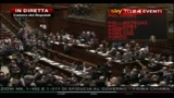 Scontri alla Camera durante il voto di fiducia