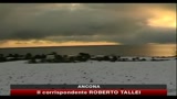 Neve e gelo sulla Costa Adriatica, disagi ad Ancona