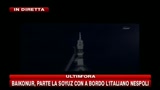 Baikonur, parte la Soyuz con a bordo l'italiano Nespoli