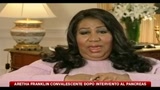 Aretha Franklin serena dopp l'operazione