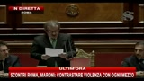 Scontri Roma, Maroni: nei cortei nessun infiltrato