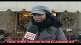 20/12/2010 - Firenze, cittadini contestano gestione emergenza neve