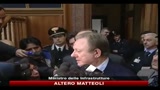Matteoli: è stata sottovalutata l'entità dell'emergenza