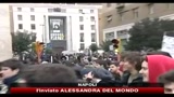 Ddl Università, lanci di vernice e uova contro sede provincia di Napoli