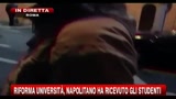 Riforma Università, Napolitano ha ricevuto gli studenti