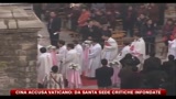 Cina accusa Vaticano: da Santa Sede critiche infondate