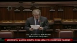 Università, Maroni: brutta cosa assalto a questura Palermo